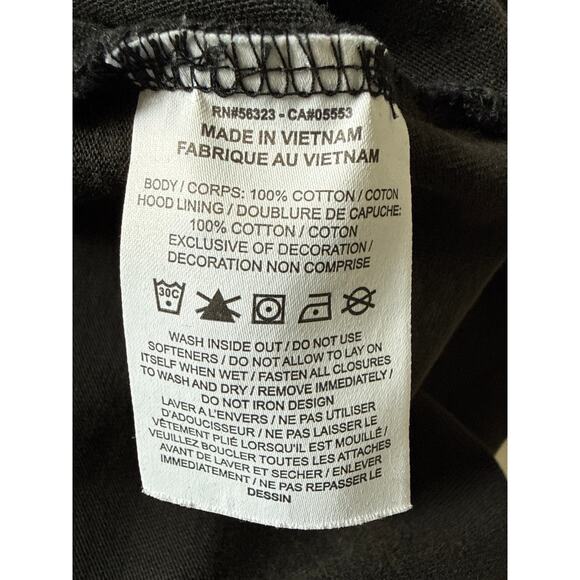 Nike Men's Sportswear Heritage Essentials Knit Pullover Hoodie Black XL - Picture 10 of 11